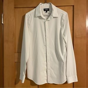 Express Small Extra Slim Stretch Performance dress shirt white